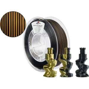 Spectrum 81388 3D нишка, PLA Magic Silk, 1, 75 мм, 250 г, Многоцветен (Слънчево затъмнение) (81388)