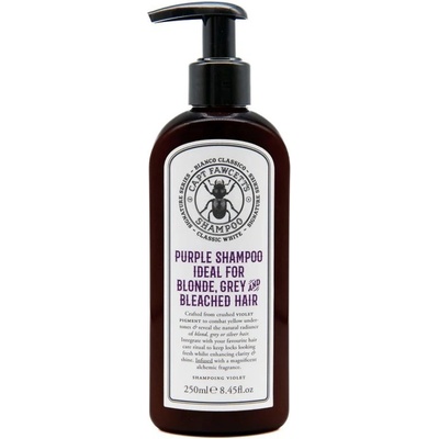 Tónovací šampon pro šedé a bílé vlasy Cpt. Fawcett Purple Shampoo — Bianco Classico (250 ml)
