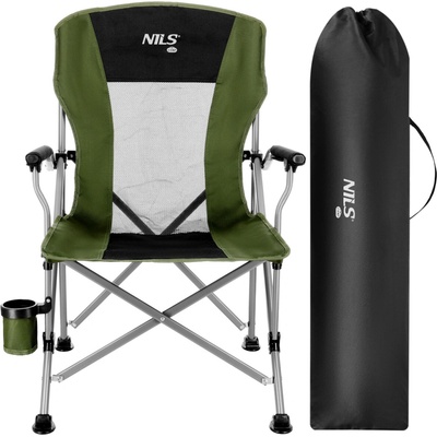 Skládací křeslo NILS Camp NC3701 zelené