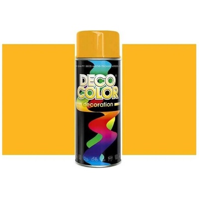 DecoColor 400 ml Barva ve spreji DECO lesklá RAL 1023 žlutá