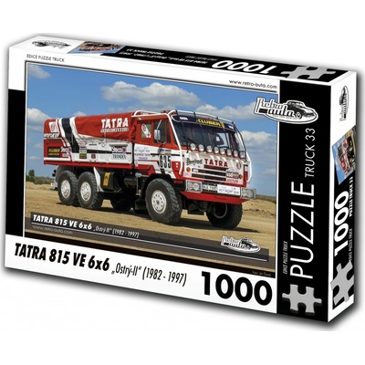 RETRO-AUTA TRUCK č.33 Tatra 815 VE 6x6 „Ostrý-II“ 1982 1997 1000 dílků
