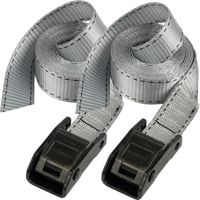 Master Lock – Súprava 2 ks upínacie popruhy Master Lock 3110EURDAT – sivý – 250 cm