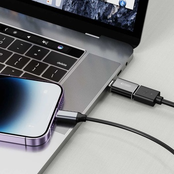 Tech-Protect Адаптер от USB-C мъжко към USB-A женско за мобилни устройства с USB-C порт - Tech-Protect Ultraboost USB-C to USB-A Adapter (черен) (THP1880)