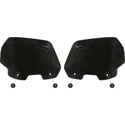 SEFIS Nástavce chráničů páček Dakar - Barva : Černá – Hledejceny.cz