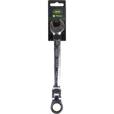 JBM klíč kombinovaný ráčnový FLEX 19 mm zrcadlový povrch 15222