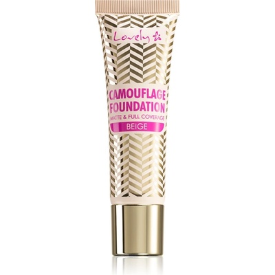 Lovely Camouflage високо покривен фон дьо тен цвят Beige 25 гр