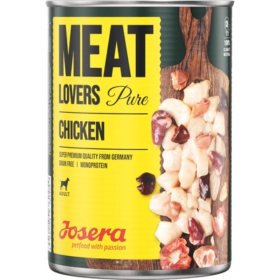 Josera 12х400г Meatlovers Pure Josera, консервирана храна за кучета - пиле