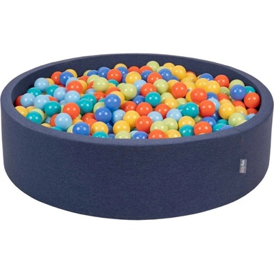 Divio suchý bazén 120x30 cm tmavě modrý + 600 míčků – Zboží Dáma