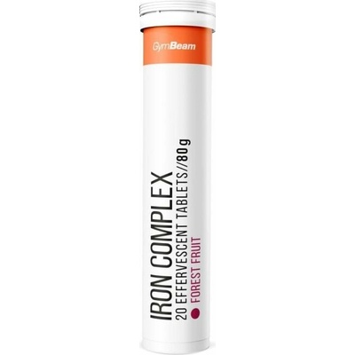 GymBeam Effervescent Iron Complex lesní ovoce 20 tablet