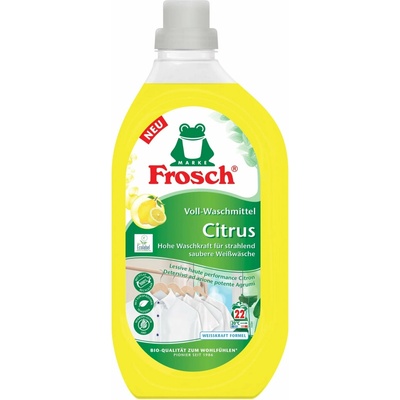 Frosch prací gél na bielu bielizeň Citrus 1,5 l