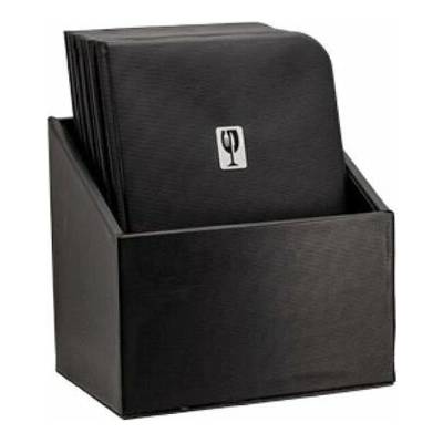 SECURIT Box s jedálnymi lístkami ESSENTIAL čierny A4, 10 ks MC-BOX-ESA4-BL