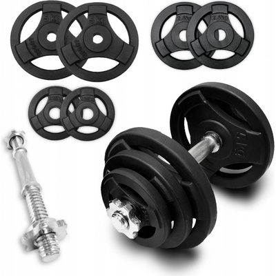SportForFun Regulovatelné litinové činky 1 x 20 kg