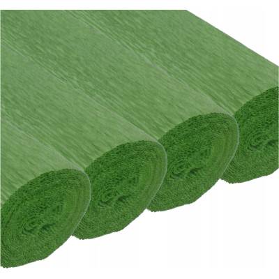 Krepina Włoska 565 Zielony Butelkowy 50x250 Dekoratívna Ozdobná HRUBÁ 180g