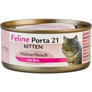 Feline Porta 21 Kitten kuře & rýže 6 x 156 g