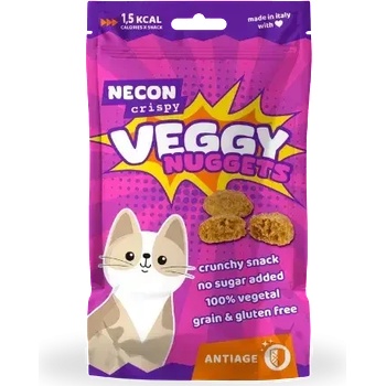 NECON Crispy Veggy Nuggets ANTIAGE - Хрупкави зеленчукови хапки за котки