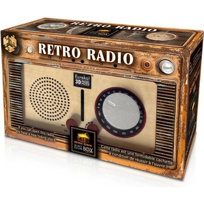 Huzzle Secret box - Retro radio