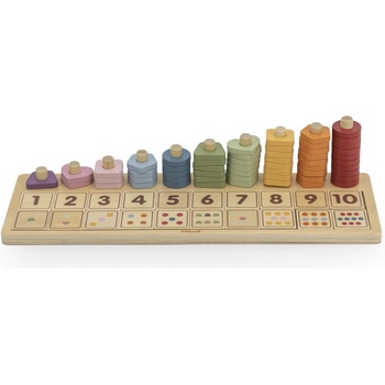 Viga Toys Дървена образователна игра за броене Viga, PolarB (44219)