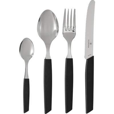 Victorinox švýcarská moderní sada příborů 24 ks. Černá