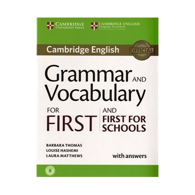Grammar and Vocabulary for First and First for Schools Book with Answers and Audio Thomas BarbaraMixed media product