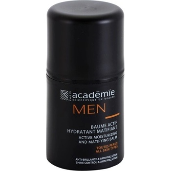 Academie Men aktívny pleťový balzam s matným efektom Moisturizing and Matyfying 50 ml