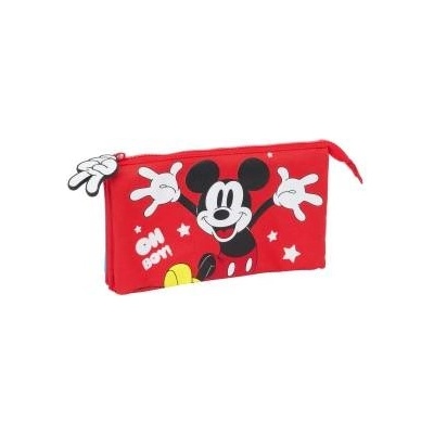 Mickey Mouse Clubhouse Двоен Моливник Mickey Mouse Clubhouse Fantastic Син Червен 22 x 12 x 3 cm