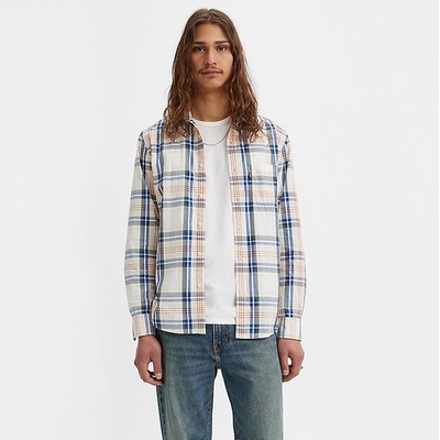 Levi's pánská košile Sunset standard Jim plaid rainy day 8574601250