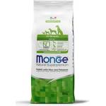 Monge Natural Superpremium All breeds Adult Monoprotein Rabbit with Rice and Potatoes - пълноценна суха храна за кучета в зряла възраст от всички породи със заешко, ориз и картофи - 12 кг, Италия - 1150
