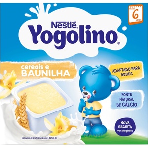 Nestle Млечен десерт Nestle Yogolino - Ванилия, 4 х 100g (12605072) - baby