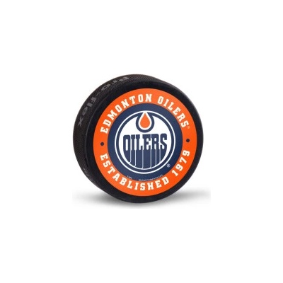 Fanouškovský puk NHL Wincraft - Edmonton Oilers Barva Černá