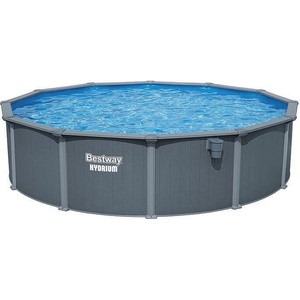 Bestway Стоманен басейн за двор Bestway Hydrium 5.49 x 1.32 м - комплект със система за филтрация