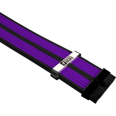 1STPLAYER комплект удължителни кабели Custom Modding Cable Kit Black/Violet - ATX24P, EPS, PCI-e - BVL-001 (BVL-001)