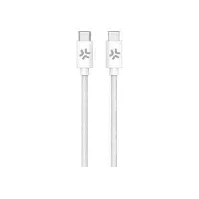 Celly USBCUSBCCOTTWH USB-C/USB-C opletený (bavlnený) 60 W 1,5m bílý