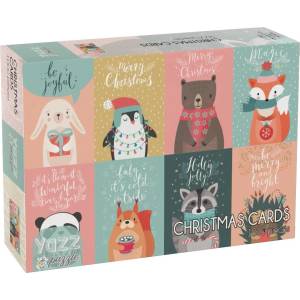 Yazz Пъзел Yazz Puzzle от 1000 части - Коледни картички (3895)