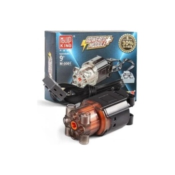 Mould King M-0001 Elektromotor Furious Hyper speed L Čierny