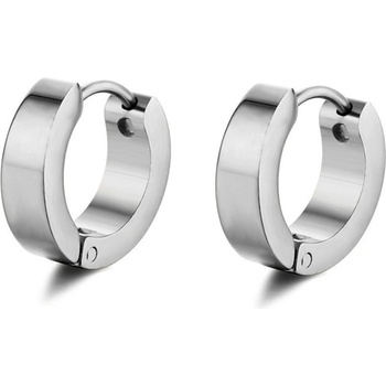 Steel Edge náušnice krúžky z chirurgickej ocele WJHE4