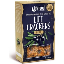 Lifefood Life crackers olivové 90 g