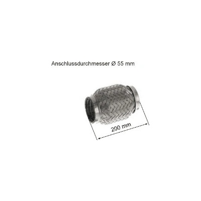 Pružný díl výfuku HJS interFLEX connector 83 00 8519