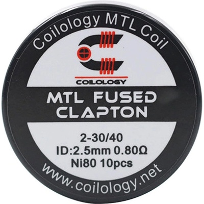 Coilology Předmotané spirálky MTL Series MTL Fused Clapton Ni80 0,8ohm 10ks