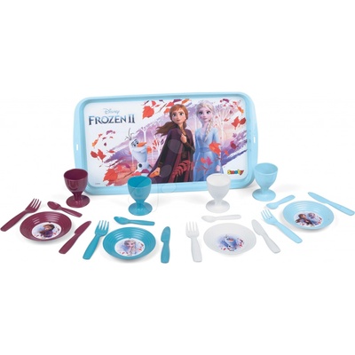 Smoby jedálenská tácka s obedovou súpravou Frozen 2 Disney a 21 doplnkov