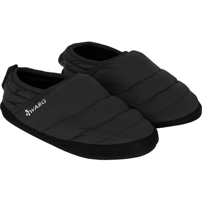 Warg Downroy Péřové papuče černá – Zboží Mobilmania