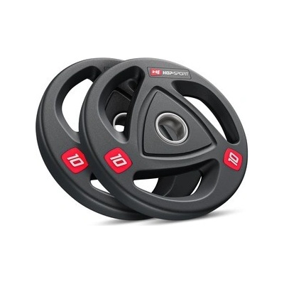 Hop-Sport Sada olympijských závaží pogumovaných 2x10kg 50mm