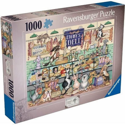 RAVENSBURGER Digbyho údeniny a zvieracie veselie 1000 dielov
