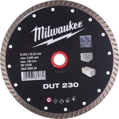 Milwaukee Diamantový kotouč 230 mm DUT230 4932399529