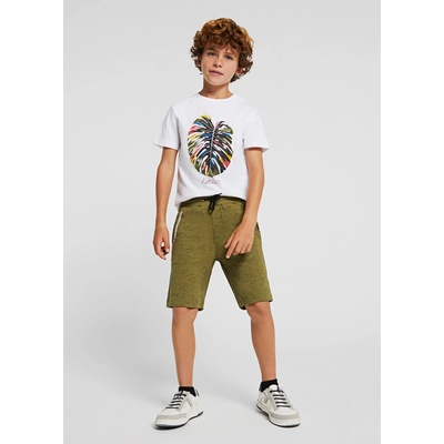 Mayoral Kraťasy bavlněné FUTURE khaki melír