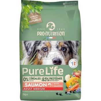 Pro-Nutrition PureLife Adult Medium суха храна за кучета - сьомга 2 кг