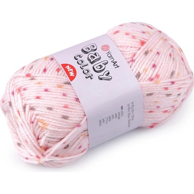 Pletací příze Baby Color 50 g Varianta: 10 (218) růžová, Balení: 1 ks 51220/126233/252397