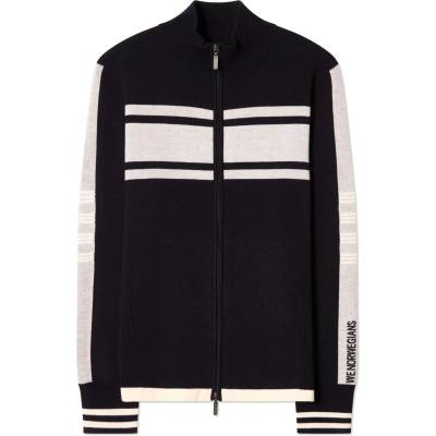 We Norwegians Мъжки вълнен пуловер We Norwegians Rocky FullZip Merino jacket - Navy Blue (005-6425-0112)