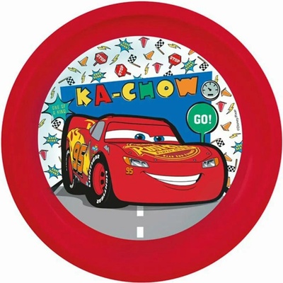 VETRO-PLUS Talíř plastový mělký CARS 22 cm