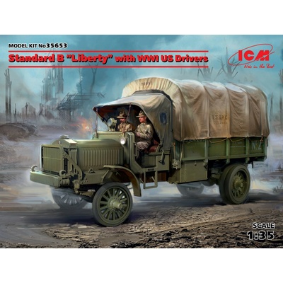 ICM Standard B Liberty with WWI US Drivers 1:35