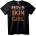 NOONEBRAND Тениска Момиче с Кафява Кожа - M, Black